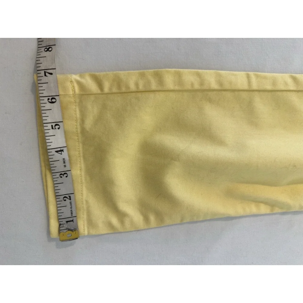 J. Crew Yellow Flex Slim Pants Mens‎ 32 X 30 Preppy Casual